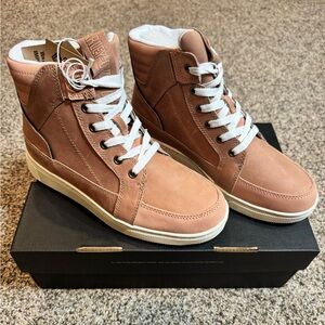 Harley-Davidson Brown High-Top Sneakers